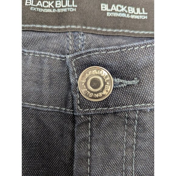 Black Bull Men's Jeans Size 34 Stretch Denim Dark Blue Authentic Style - Picture 4 of 11